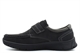 Scimitar Mens Touch Fastening Casual Shoes/Comfort Shoes With Stitching Detail Black