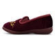 Dr Lightfoot Womens Gemma Slip On Wide Fit Slippers With Embroidered Upper Burgundy