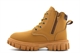 Boys/Girls Ankle Boots/Casual Boots With Lace and Zip Fastening Tan