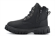 Boys/Girls Ankle Boots/Casual Boots With Lace and Zip Fastening Black