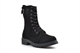 Chix Womens Luna Military Boots/Combat Boots Microfibre Black