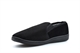 Jo & Joe Mens Harry Cord Twin Gusset Slip On Carpet Slippers Black (Fuller Fitting)