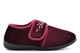 Dr Lightfoot Womens Autumn Wide Fit Slippers With Memory Foam Insole Wine