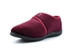 Dr Lightfoot Womens Autumn Wide Fit Slippers With Memory Foam Insole Wine