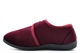 Dr Lightfoot Womens Autumn Wide Fit Slippers With Memory Foam Insole Wine