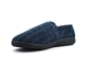 Regment Mens Twin Gusset Slip On Carpet Slippers Navy