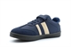 Dek Boys Osprey Touch Fastening Trainers/Boys Pumps With Elastic Lace Navy/Stone