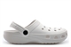 Dek Womens Perforated Swing Bar Clogs/Mules/Sandals White