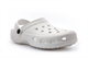 Dek Womens Perforated Swing Bar Clogs/Mules/Sandals White