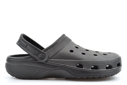 Dek Womens/Mens/Boys/Girls Perforated Swing Bar Clogs/Mules/Sandals Black