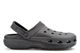 Dek Womens/Mens/Boys/Girls Perforated Swing Bar Clogs/Mules/Sandals Black