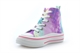 Urban Jacks Girls Montblanc Rainbow High Top Canvas Shoes/Girls Pumps Multi Coloured