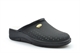 Dek Womens Lightweight Wedge Heel Clog Sandals With Real Leather Insole Black