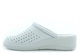 Dek Womens Lightweight Wedge Heel Clog Sandals With Real Leather Insole White