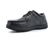 Route 21 Mens Monty Boat Shoes/Boys School Shoes With Rugged Sole And Lace Up Fastening Black