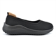 Boulevard Womens Laila Super Lightweight Casual Slip On Shoes With Comfort Memory Foam Insole Black