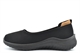 Boulevard Womens Laila Super Lightweight Casual Slip On Shoes With Comfort Memory Foam Insole Black