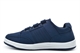 Dek Mens Touch Fastening Canvas Shoes/Touch Fasten Pumps With Padded Collar Navy Blue