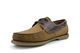 Dek Mens Leather Moccasin Boat Shoes With Non-Marking Anti-Shock Stitched Sole Nubuck Brown