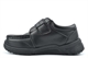 Route 21 Boys Maxwell Touch Fasten School Shoes/Boys School Shoes Black