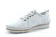 Mod Comfys Womens Softie Leather Casual Shoes With Leather Comfort Insole And Rubber Sole White