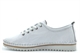 Mod Comfys Womens Softie Leather Casual Shoes With Leather Comfort Insole And Rubber Sole White