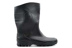 Dunlop Mens/Womens Dee Calf Half Length Wellington Boots Black