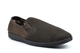 Sleepers Mens Harry Faux Suede Memory Foam Carpet Slippers Brown