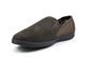 Sleepers Mens Harry Faux Suede Memory Foam Carpet Slippers Brown