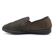 Sleepers Mens Harry Faux Suede Memory Foam Carpet Slippers Brown