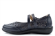 Dr Lightfoot Womens Gabriell Touch Fasten Lightweight Casual Shoes With Flower Detail Navy Blue
