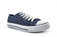 Dek Boys/Girls Low Top Canvas Shoes/Trainers/Pumps With Rubber Sole Navy/White