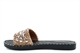 Reveal Love Your Look Womens Glitter High Sparkle Slider Mule Sandals Rose Gold
