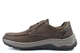 Scimitar Mens Memory Foam Comfort Casual Leisure Shoes Brown