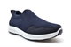 Dr Keller Mens Craig Casual Slip On Wide Fit Trainers Navy Blue (E Fitting)