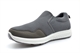 Dr Keller Mens Craig Casual Slip On Wide Fit Trainers Grey (E Fitting)