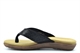 Cipriata Womens Alcee Diamante Toe Post Sandals With Padded Insole Black