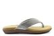 Cipriata Womens Alcee Diamante Toe Post Sandals With Padded Insole Silver