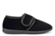 Jo & Joe Mens Touch Fastening Cord Wide Fit Slippers Black (E Fitting)