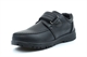Little Dudes Boys Touch Fastening School Shoes With Soft Comfort Insole Black