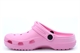 Girls Perforated Swing Bar Clogs / Clog Mules / Pool Sandals / Beach Sandals Pink