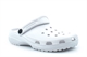 Girls/Boys Perforated Swing Bar Clogs / Clog Mules / Pool Sandals / Beach Sandals White
