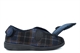Jo & Joe Mens Edgar Wide Open Touch Fastening Slippers Navy Blue