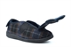 Jo & Joe Mens Edgar Wide Open Touch Fastening Slippers Navy Blue