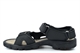 BXT Mens Milo Triple Touch Fastening Sandals Black