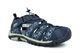 PDQ Womens Lightweight Closed Toe Sports Sandals With Toggle And Touch Fastening Navy Blue