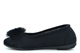 Sleepers Womens Julie Memory Foam Slip On Pom-Pom Slippers Black