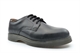 Grafters Mens Leather Uniform Shoes/Boys Leather School Shoes Black