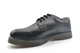 Grafters Mens Leather Uniform Shoes/Boys Leather School Shoes Black