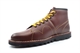 Grafters Mens/Womens Leather Classic Monkey Boots With Thermo Rubber Sole Wine